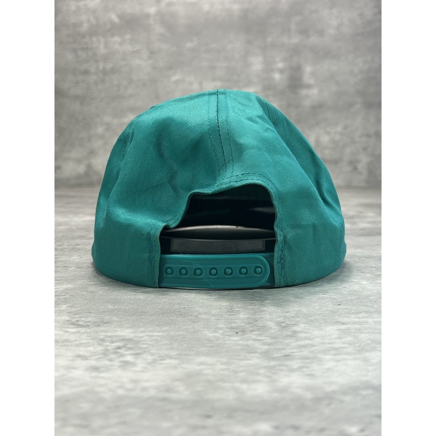 Vintage 90s Miami Dolphins NFL Embroidered Spellout Logo Snapback Hat OSFA