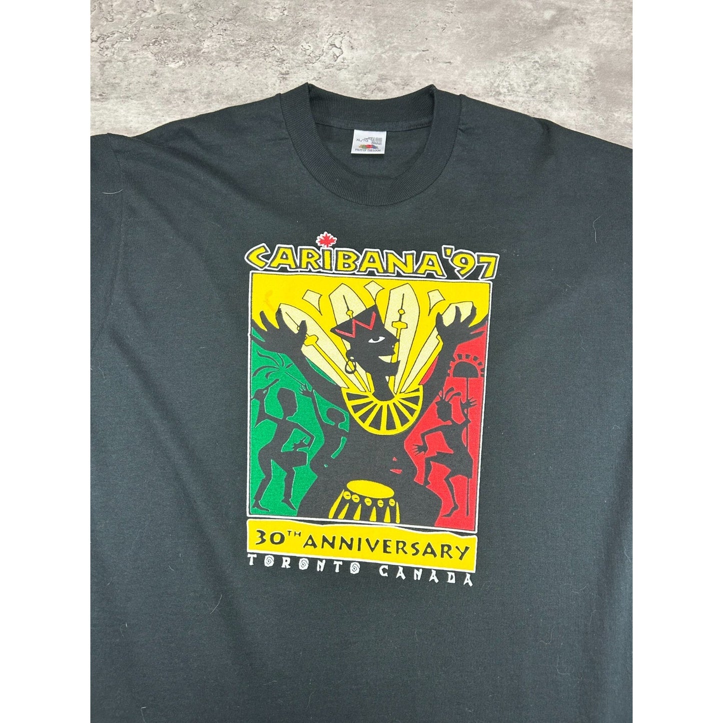 Vintage 1997 Caribana Toronto Festival Destination Graphic T-Shirt Size XL