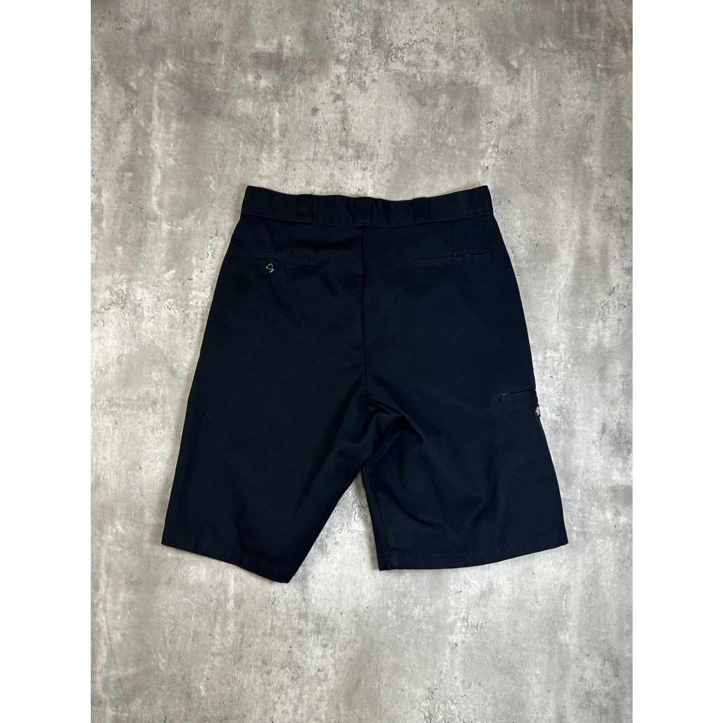 Vintage Dickies Loose Fit Canvas Workwear Five Pocket Shorts Size 35 Black