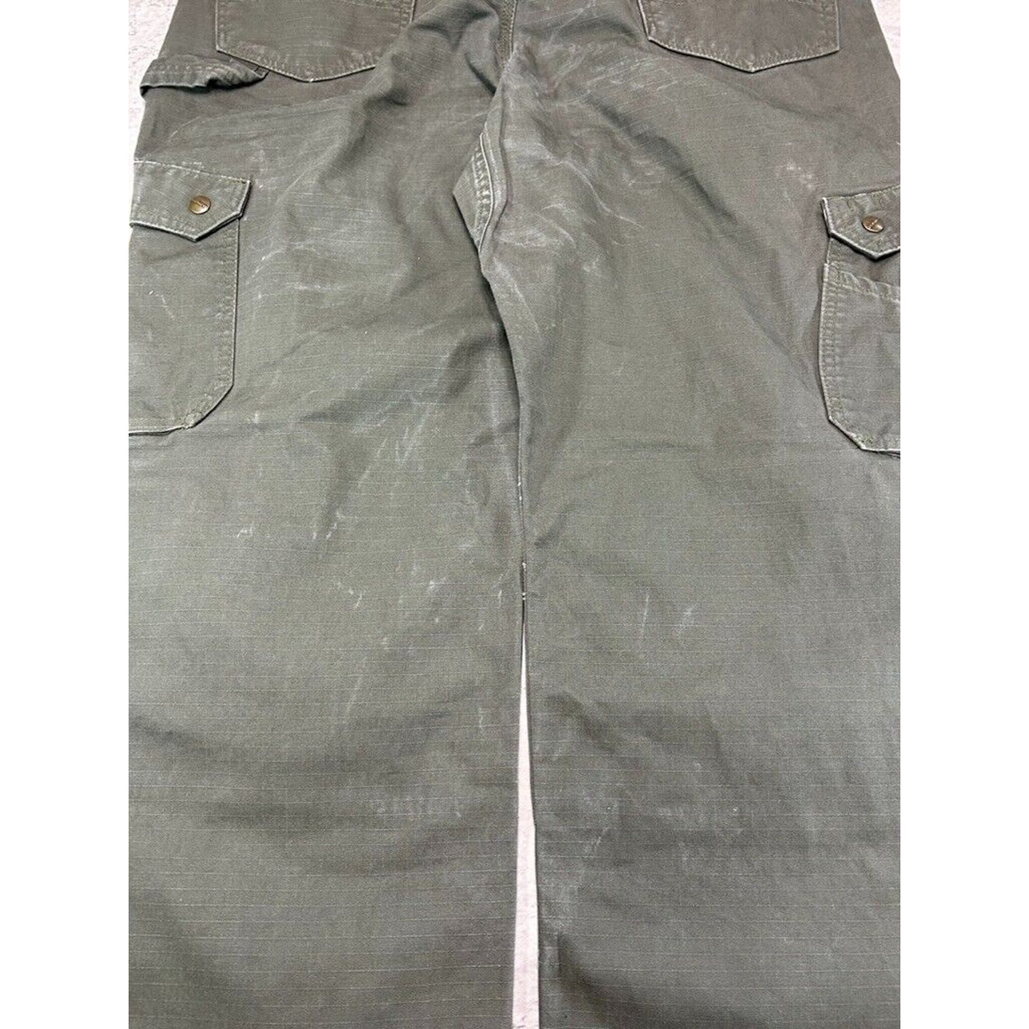 Carhartt Ripstop Canvas Workwear Double Knee Cargo Carpenter Pants Size 41
