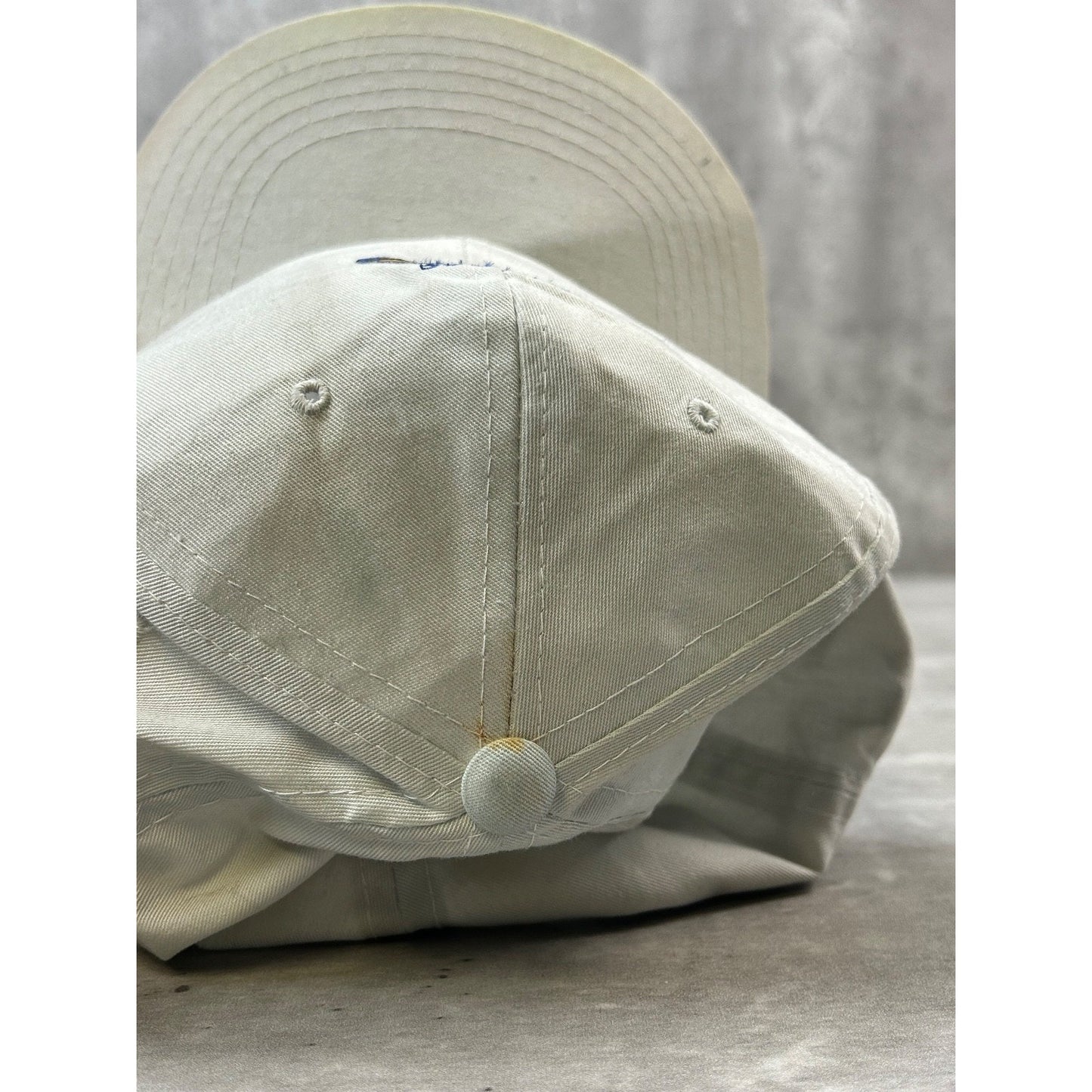 Vintage 1993 Quebec Nordiques NHL Embroidered Spellout Snapback Hat OSFA