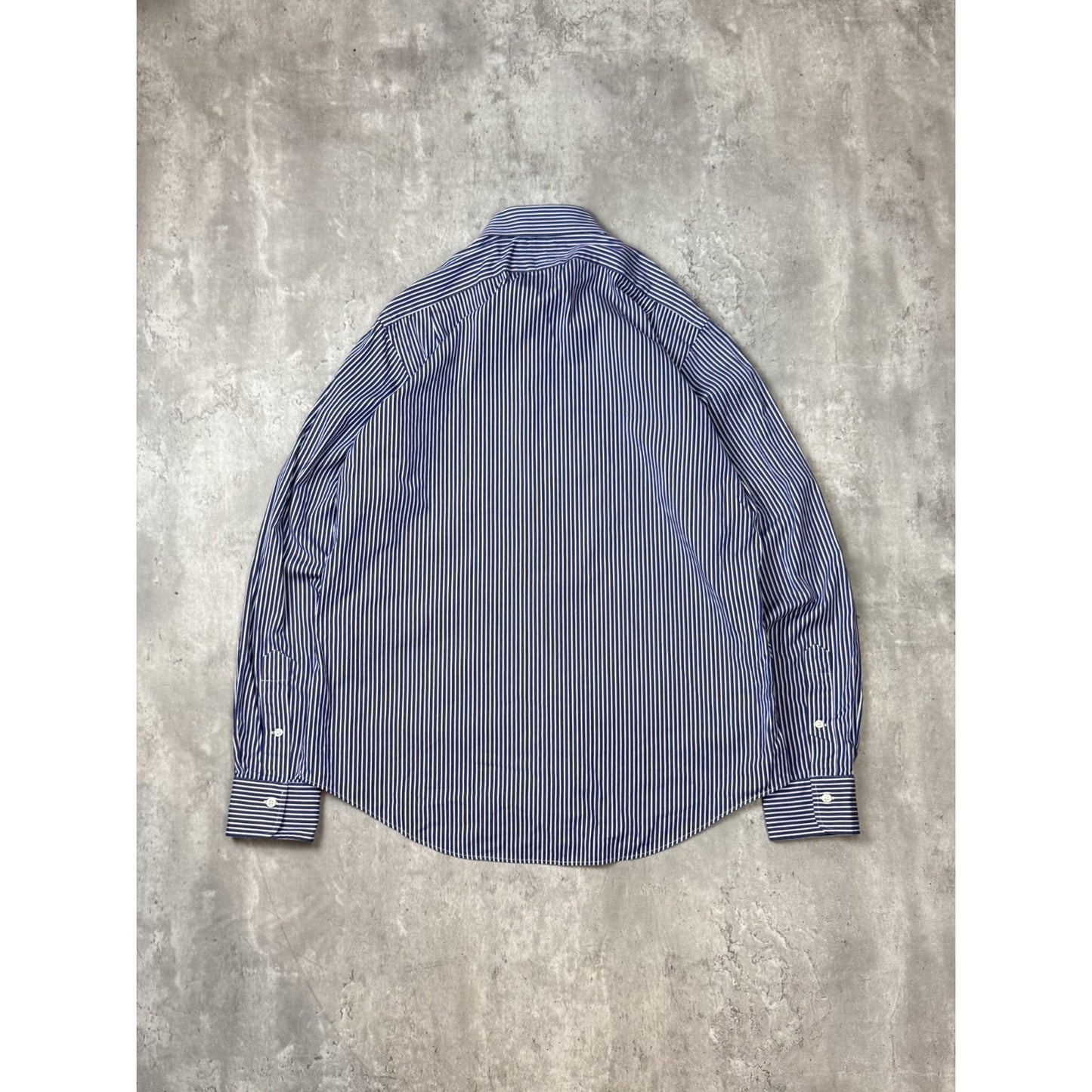 Vintage Polo Ralph Lauren Striped Print Long Sleeve Button Up Shirt Size XL