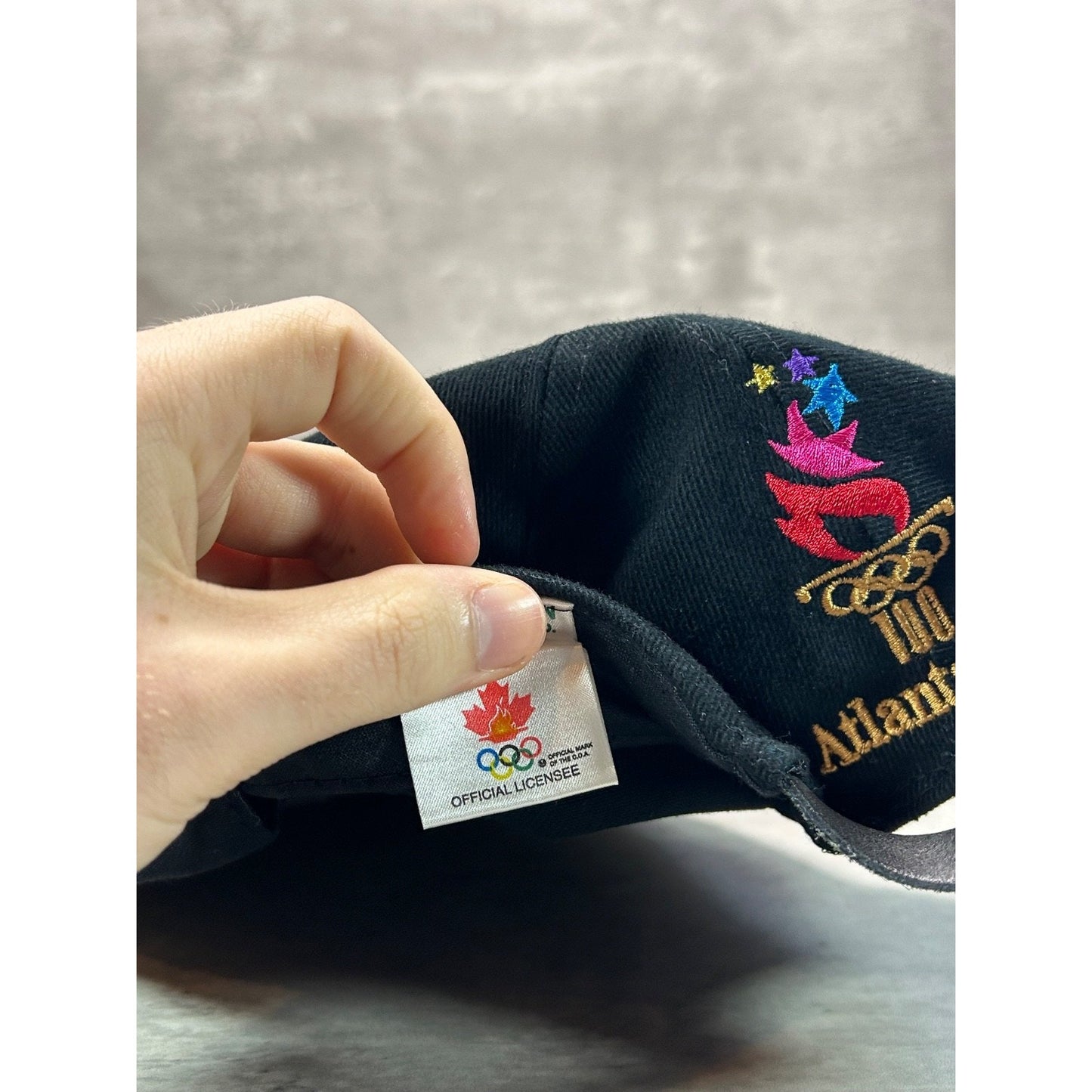Vintage 1996 Atlanta Olympic Games Embroidered Logo Strapback Hat OSFA