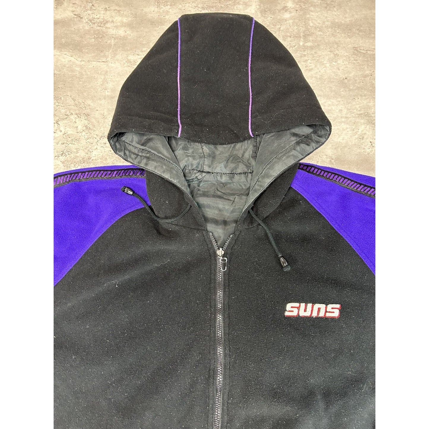 Vintage 90s Phoenix Suns NBA Embroidered Reversible Basketball Jacket Size XL
