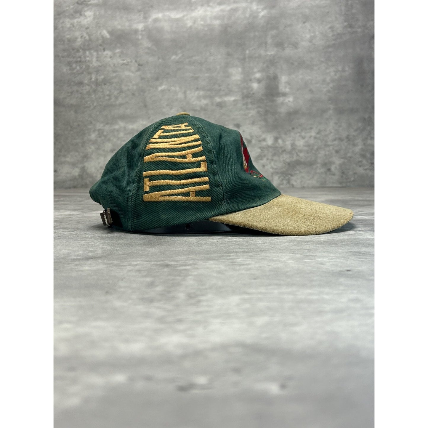 Vintage 1996 Atlanta Olympics Embroidered Logo Spellout Strapback Hat OSFA