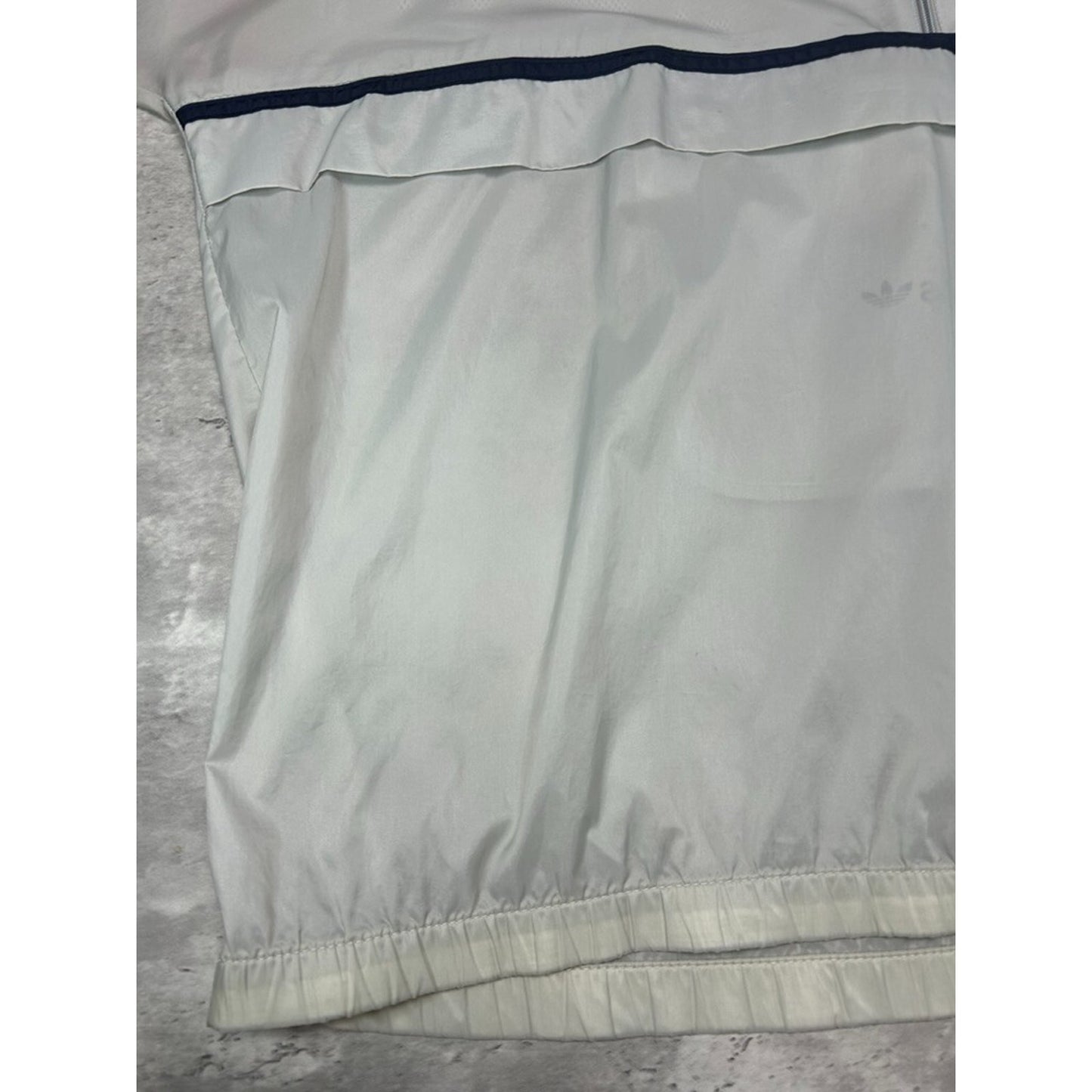 Vintage 90s Adidas Embroidered Spellout Nylon Windbreaker Jacket Size XL