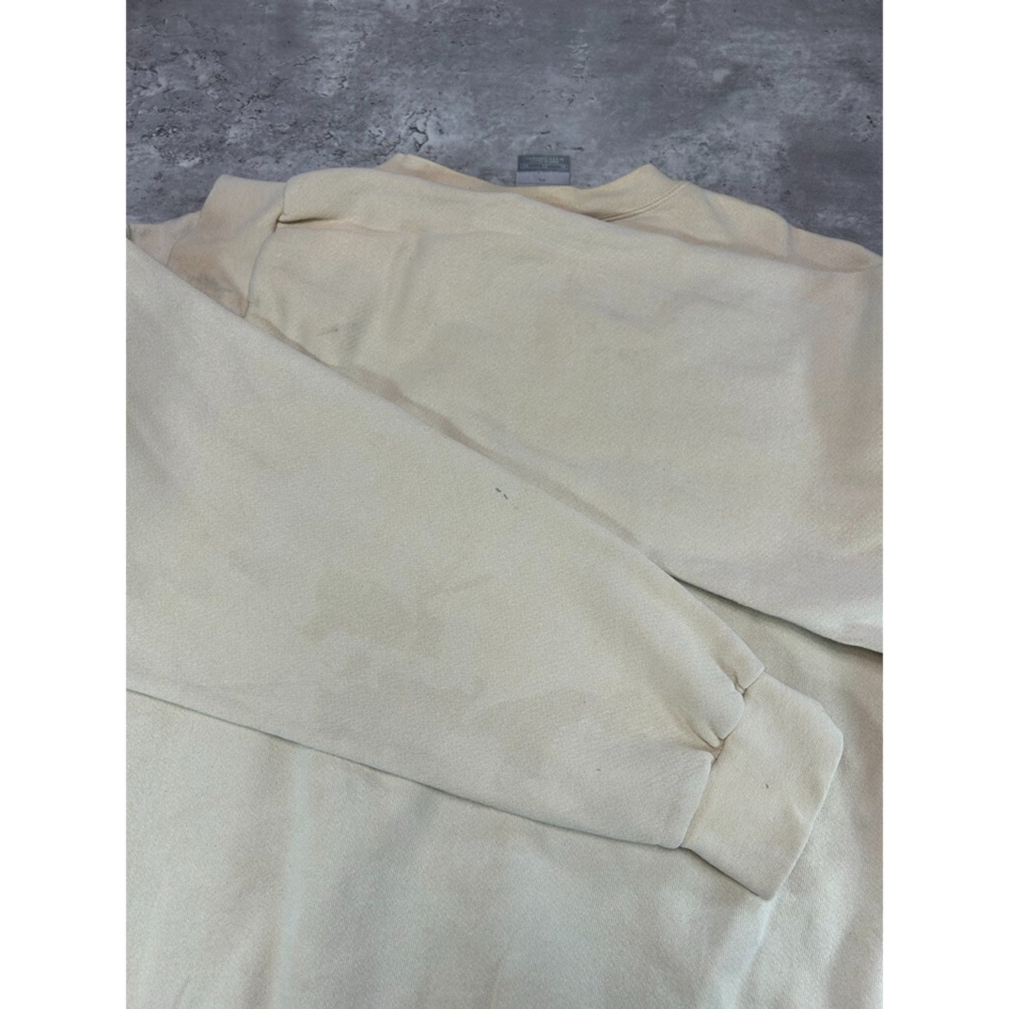 Vintage 2000s Nike Embroidered Mini Swoosh Earth Tone Sweatshirt Size XL Beige