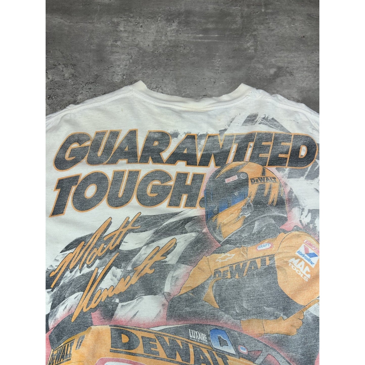 VTG 1999 Matt Kenseth #17 Dewalt Racing Nascar All Over Print T-Shirt Sz XL
