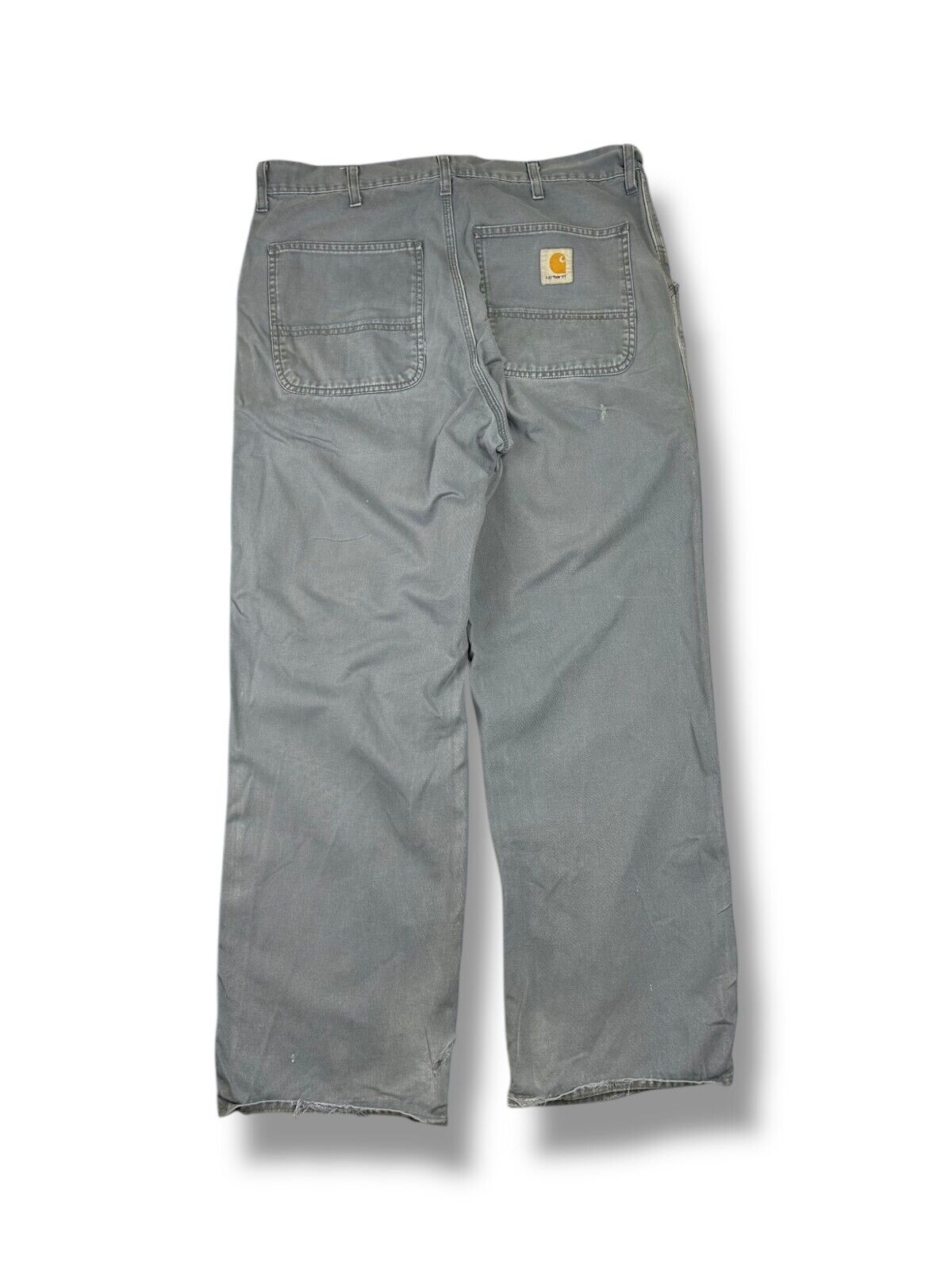 Vintage Carhartt Original Fit Canvas Workwear Pants Size 36 Blue