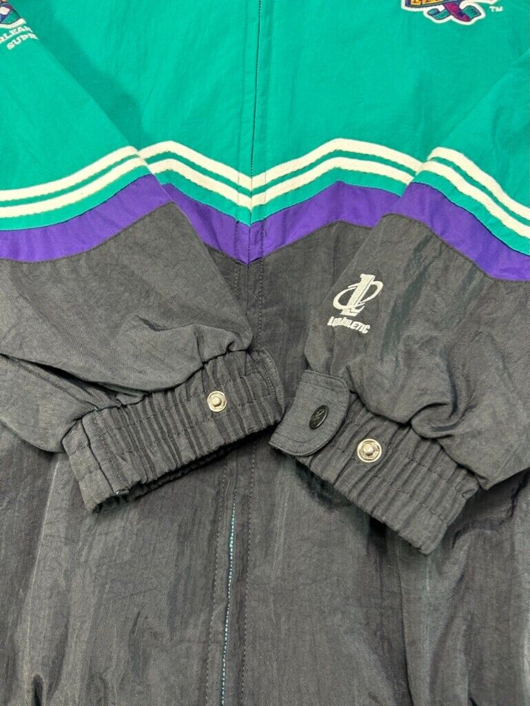 Vintage 1997 Super Bowl XXXI Full Zip Nylon Windbreaker Jacket Size XL