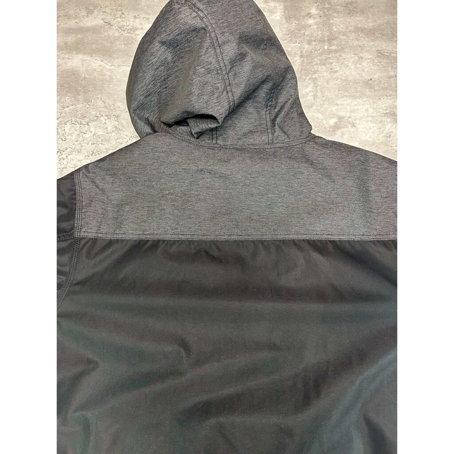 Vintage Snap On Insulated Canvas Full Zip Hooded Workwear Jacket Size XL