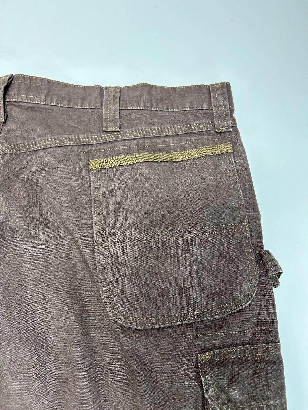 Vintage Wrangler Riggs Ripstop Work Wear Double knees Cargo Pants Size 42W