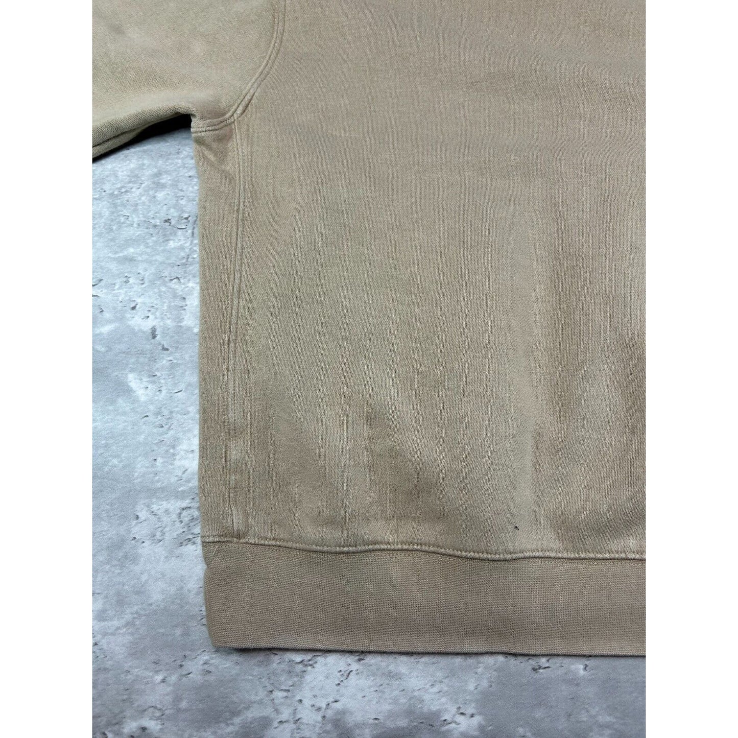 Nike Embroidered Logo Hooded Sweatshirt Size XS Beige