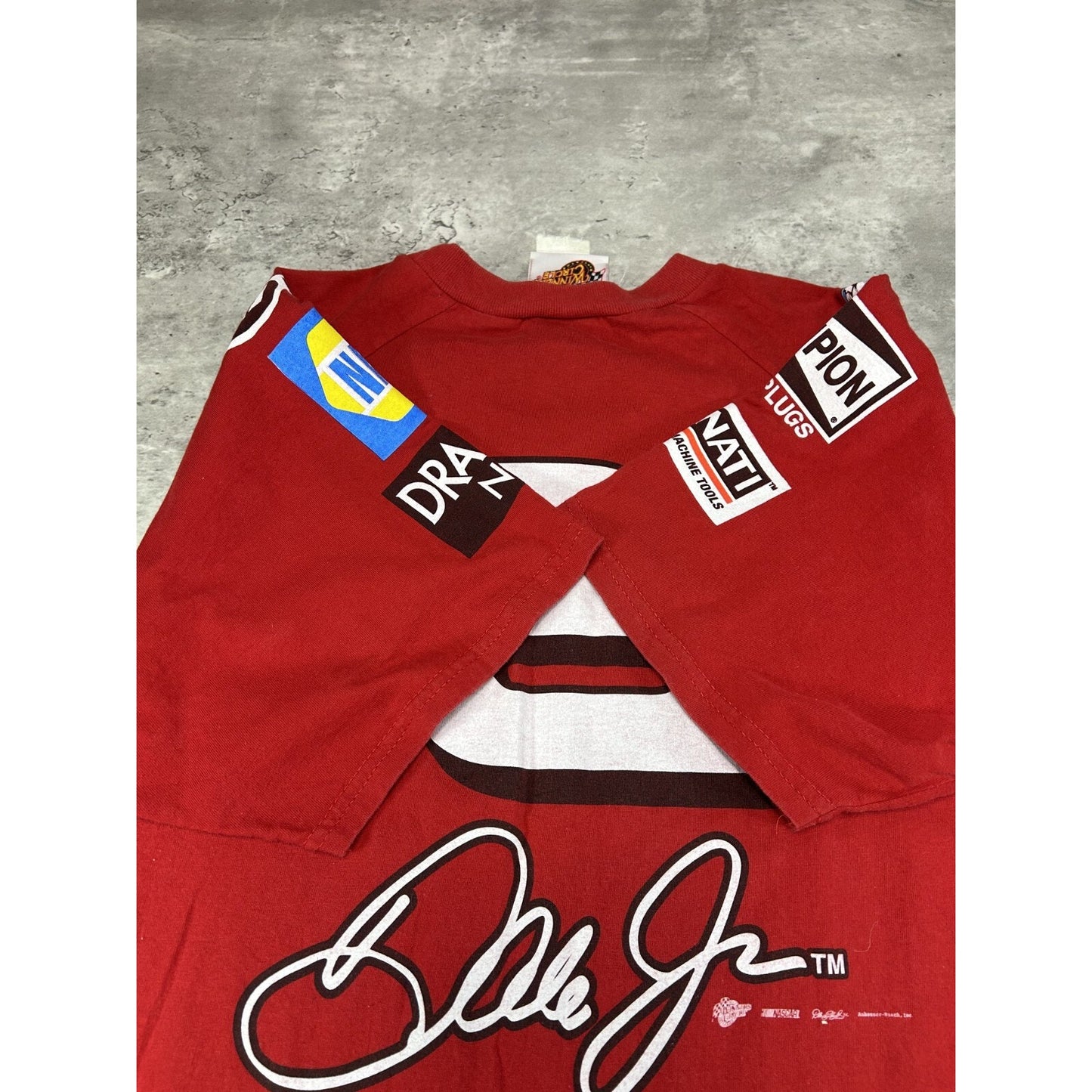 Vintage Dale Earnhardt Jr #8 Nascar Budwesier King Of Beers T-Shirt Size Large