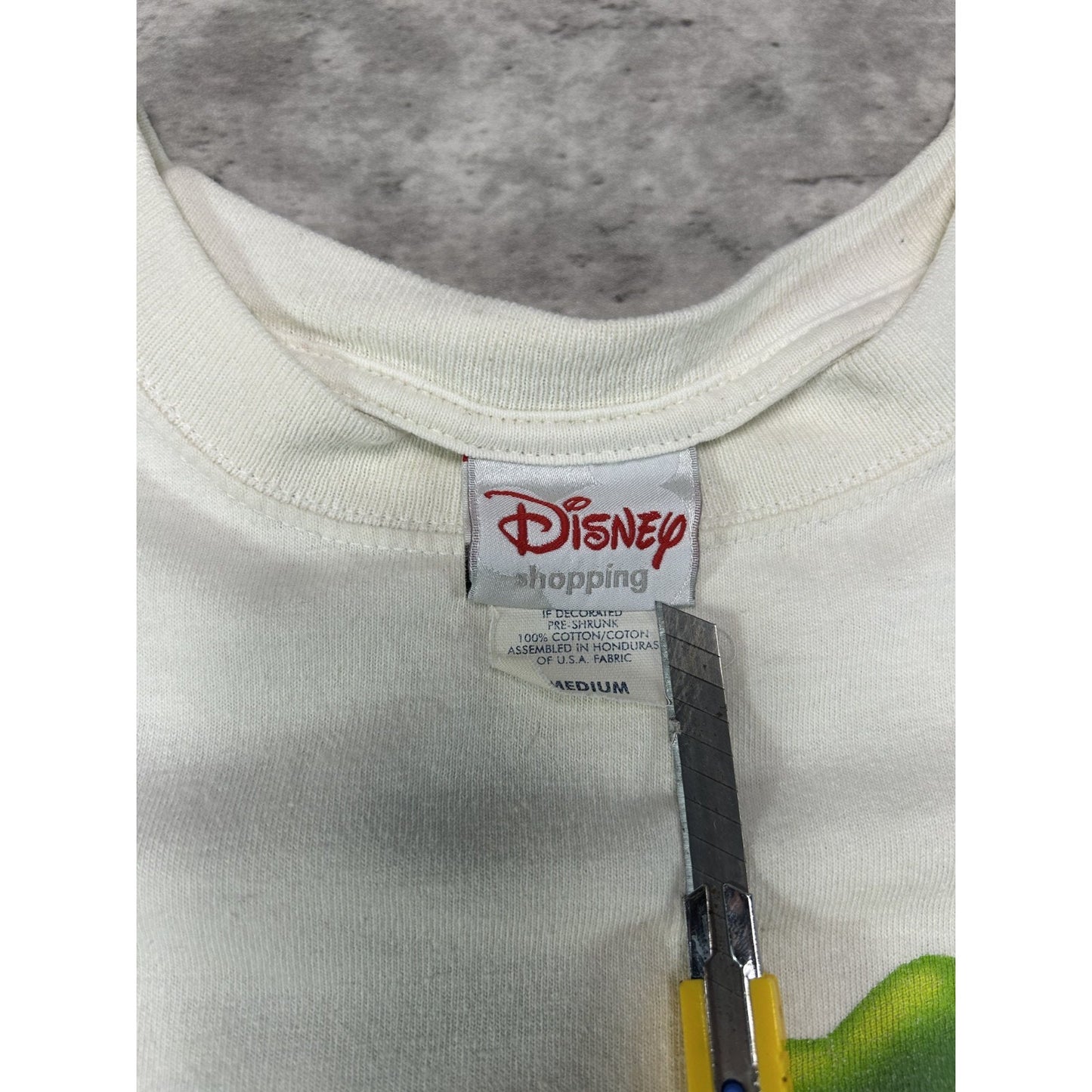 Vintage 90s Disney Cartoon Character Graphic T-Shirt Size Medium White