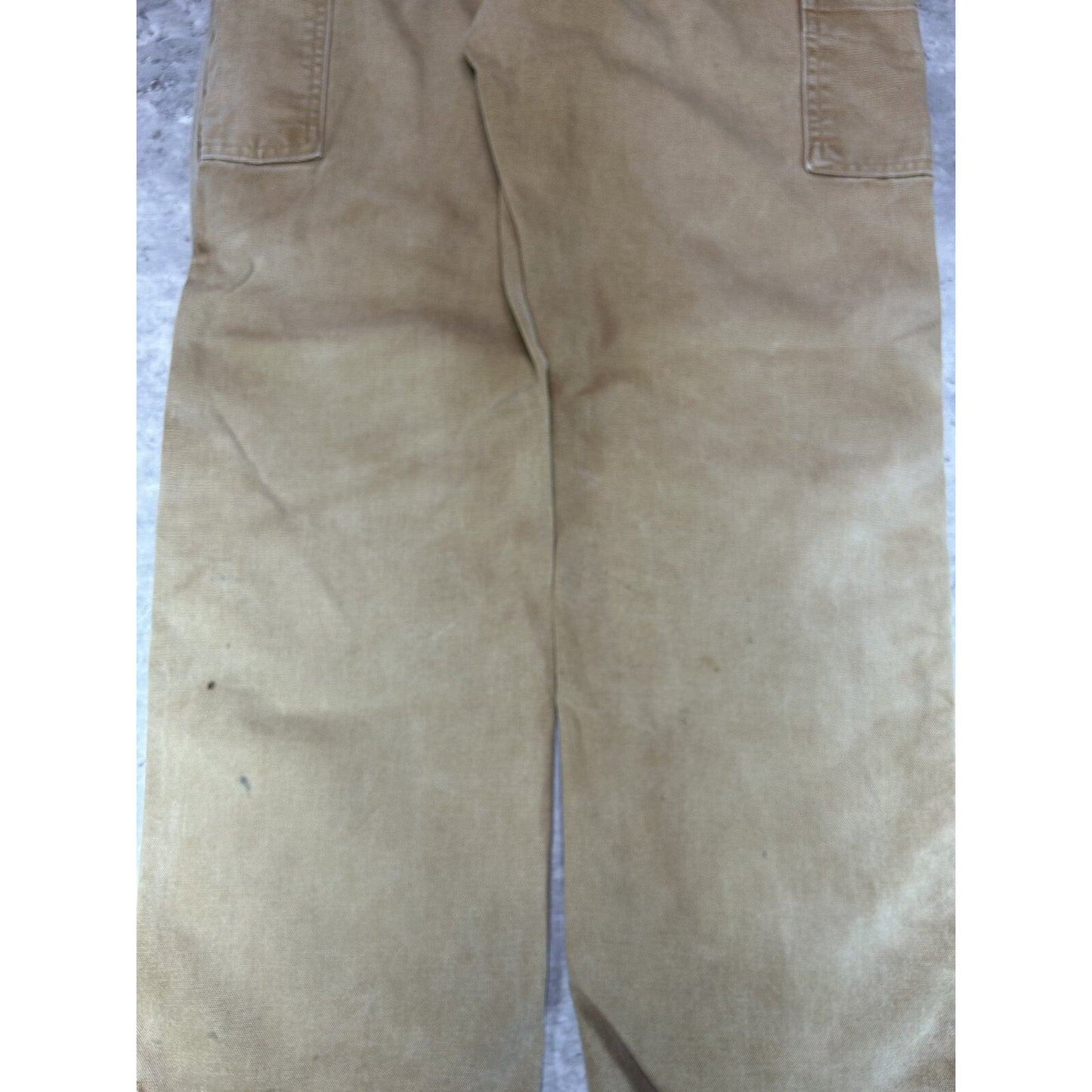 Carhartt 125 Years Canvas Workwear Carpenter Double Knee Pants Size 32 Made USA