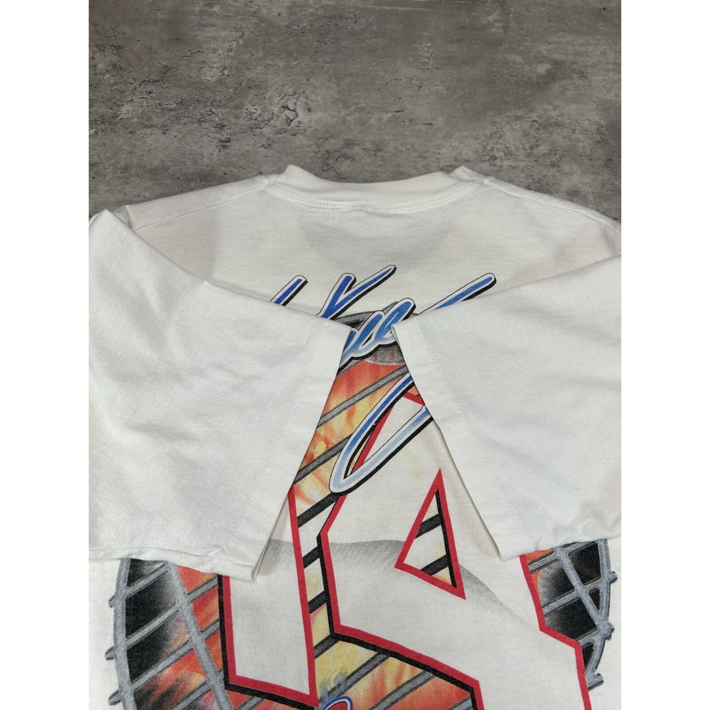 Vintage 1997 Steve Park #14 Nascar The Heat Is On Burger King T-Shirt Size Large
