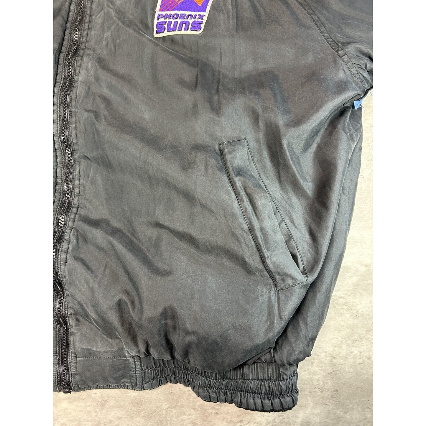 Vintage 90s Phoenix Suns NBA Embroidered Reversible Basketball Jacket Size XL