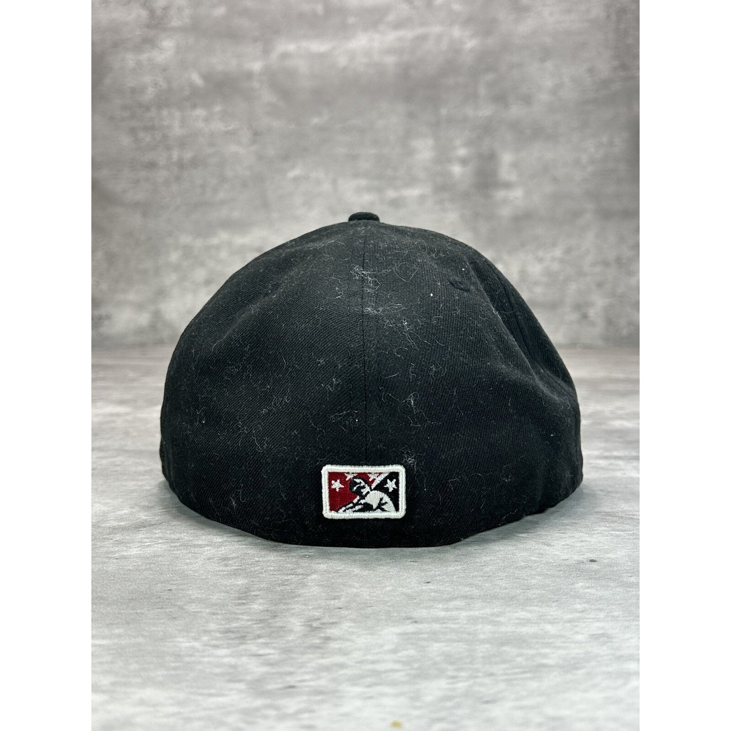 Erie Seawolves MiLB Embroidered Logo Baseball Fitted Hat OSFA Black