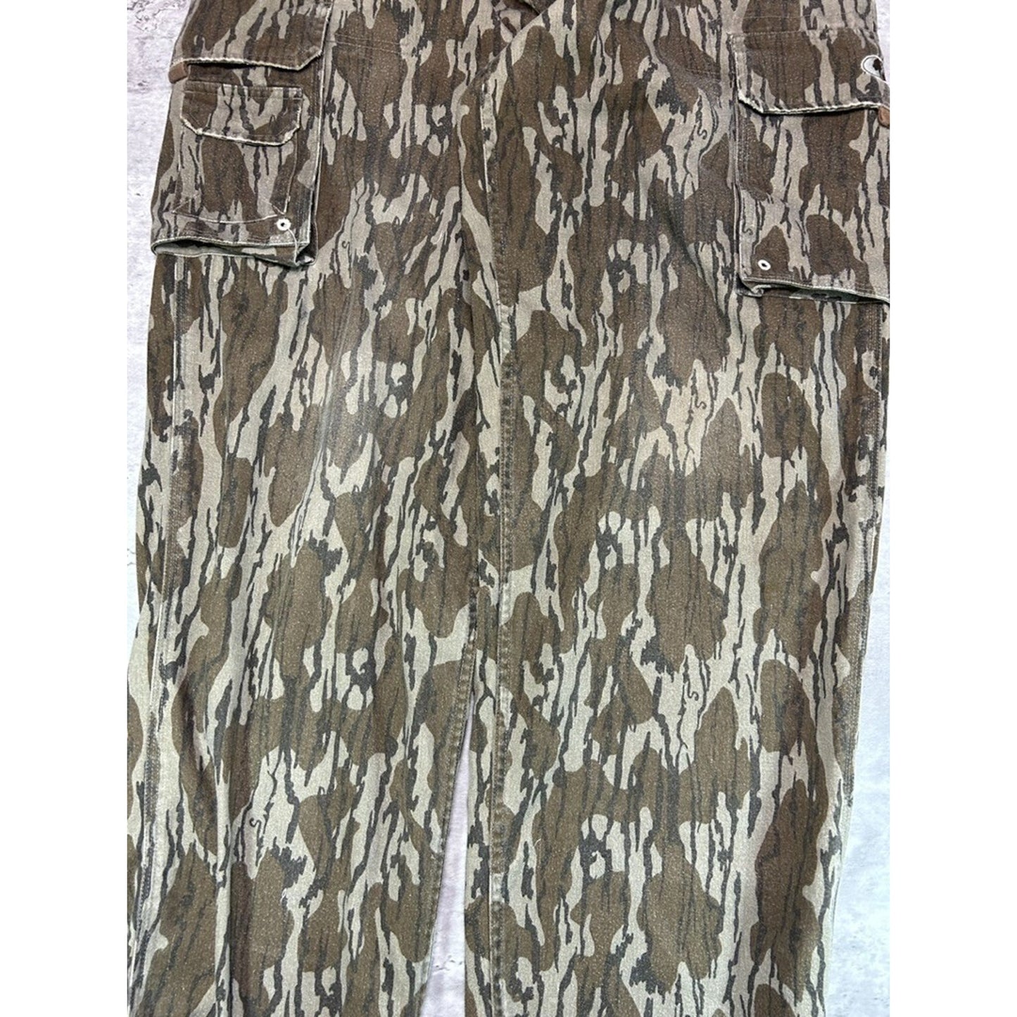 Vintage Mossy Oak Apparel Tree Camo Hunting Cargo Pants Size 36