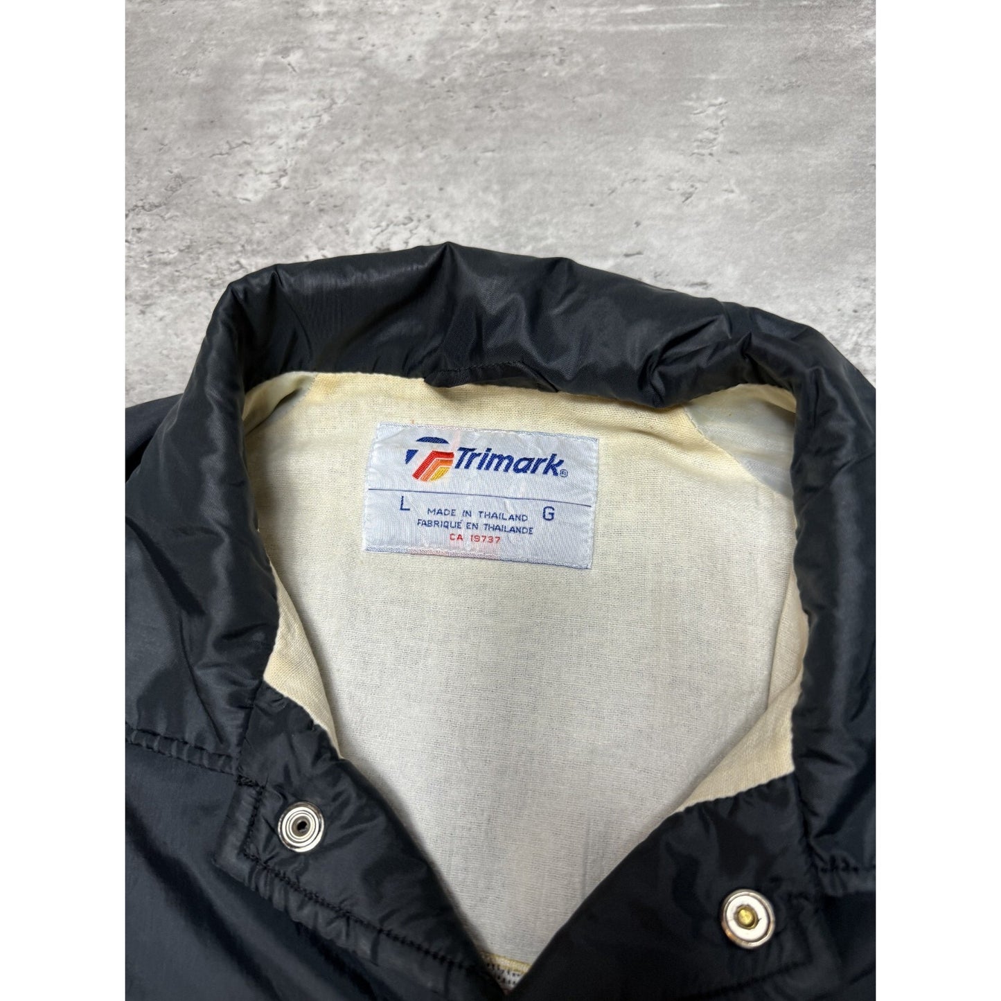 Vintage 80s/90s Killer Racing Embroidered Script Nylon Coaches Jacket Size Large