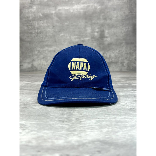 Vintage Napa Racing Embroidered Logo Nascar Strapback Hat OSFA Blue
