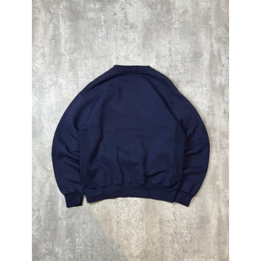 Vintage 90s Russell Athletic Embroidered Spellout Crewneck Sweatshirt Sz Medium