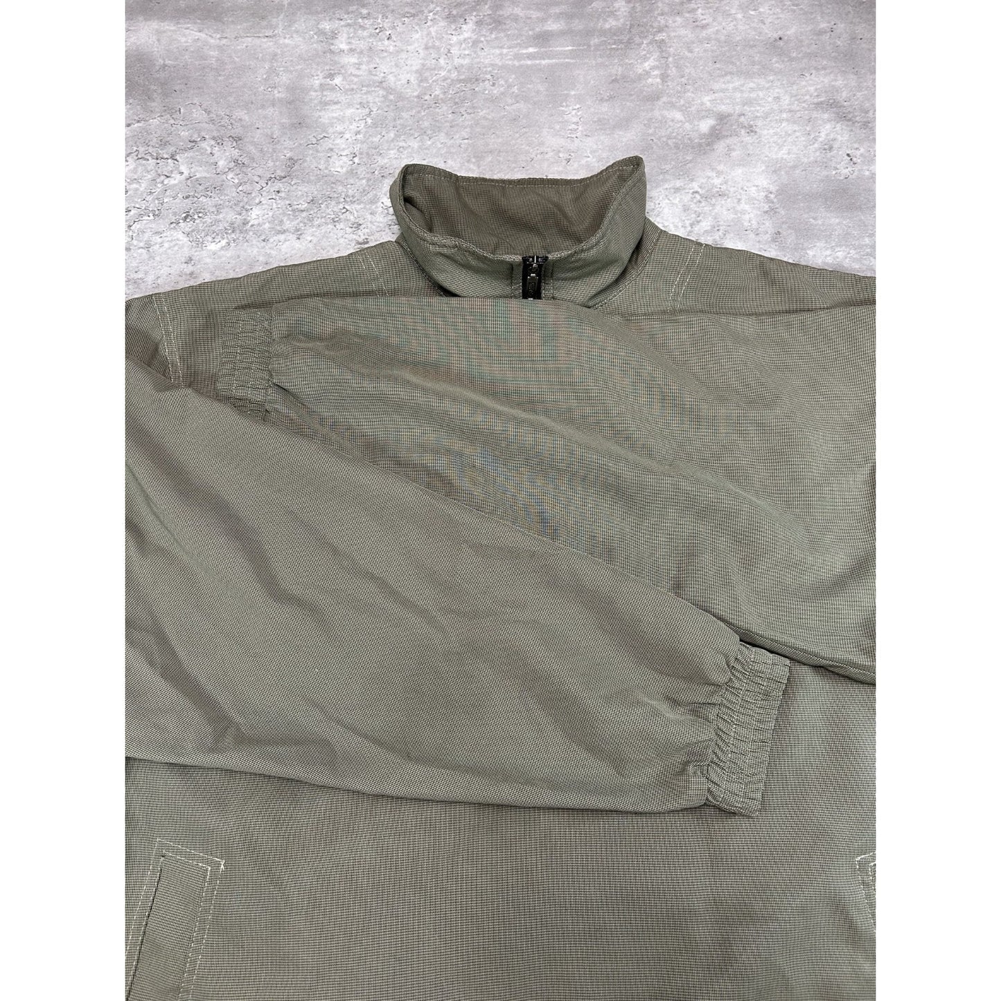 Vintage Suncruz 1/4 Zip Lightweight Nylon Pullover Windbreaker Jacket Sz Medium