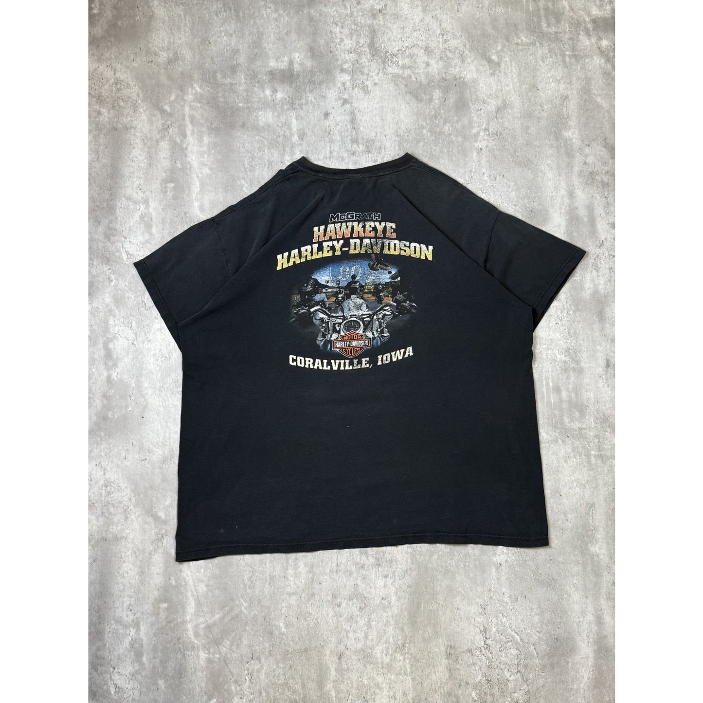 Harley Davidson Motorcycles Grim Reaper Graphic T-Shirt Size 2XL Black