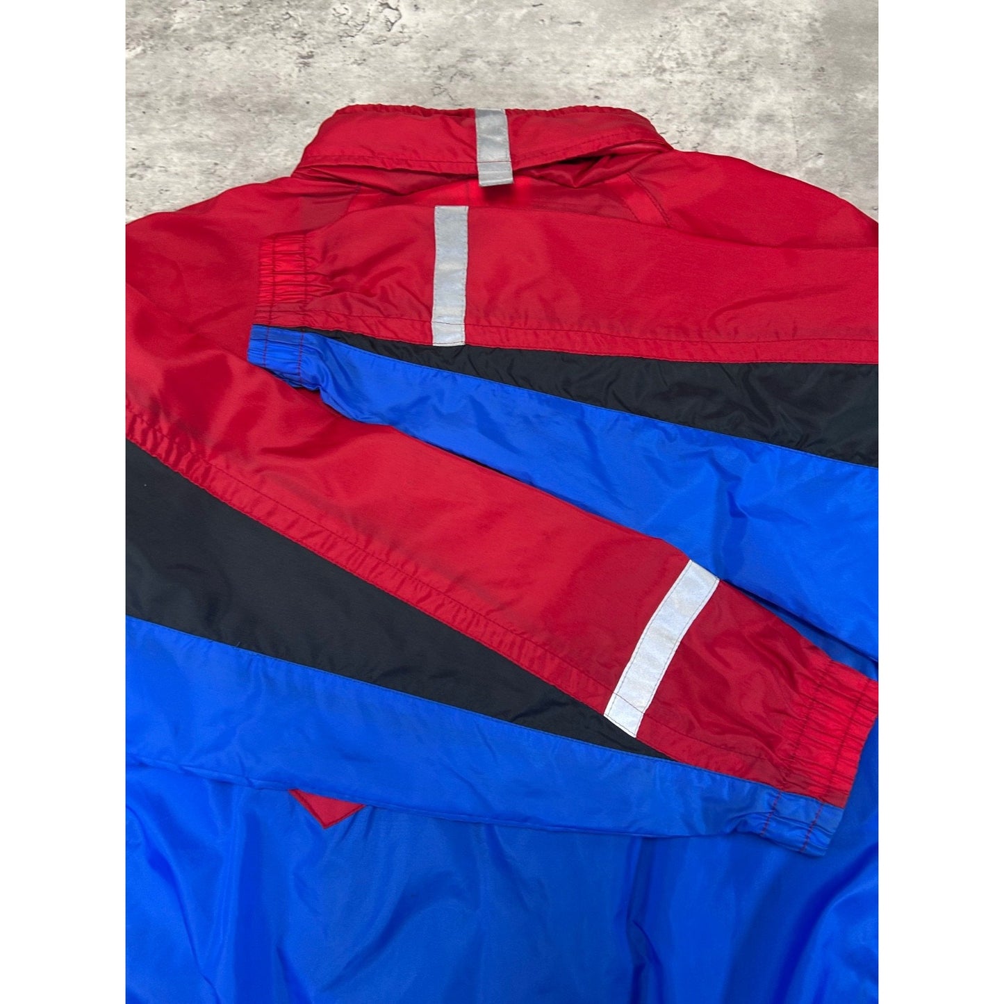 Vintage 80s/90s Youth Nike Embroidered Logo Full Zip Windbreaker Jacket Size XL