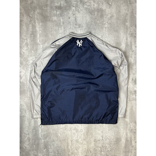 Vintage New York Yankees MLB Graphic Spellout Windbreaker Jacket Size XXL
