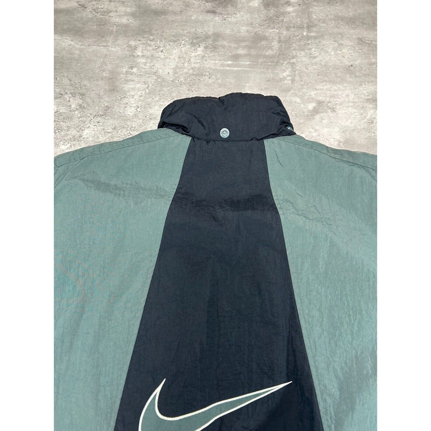 Vintage 90s Nike Air Embroidered Swoosh Insulated Full Zip Jacket Size Medium