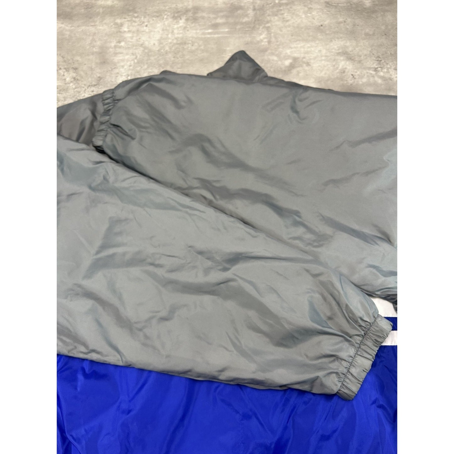 Vintage 90s Nike Embroidered Swoosh Full Zip Nylon Windbreaker Jacket Size 2XL