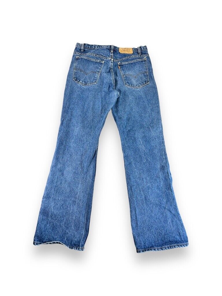 Vintage 90s Levis Orange Tab Dark Wash Denim Pants Size 34