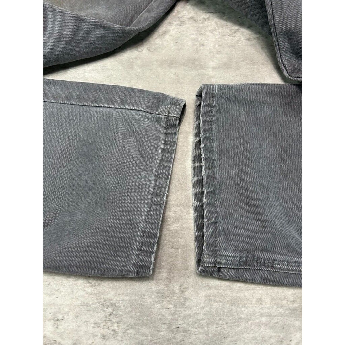 Dickies Canvas Workwear Carpenter Pants Size 34 Gray