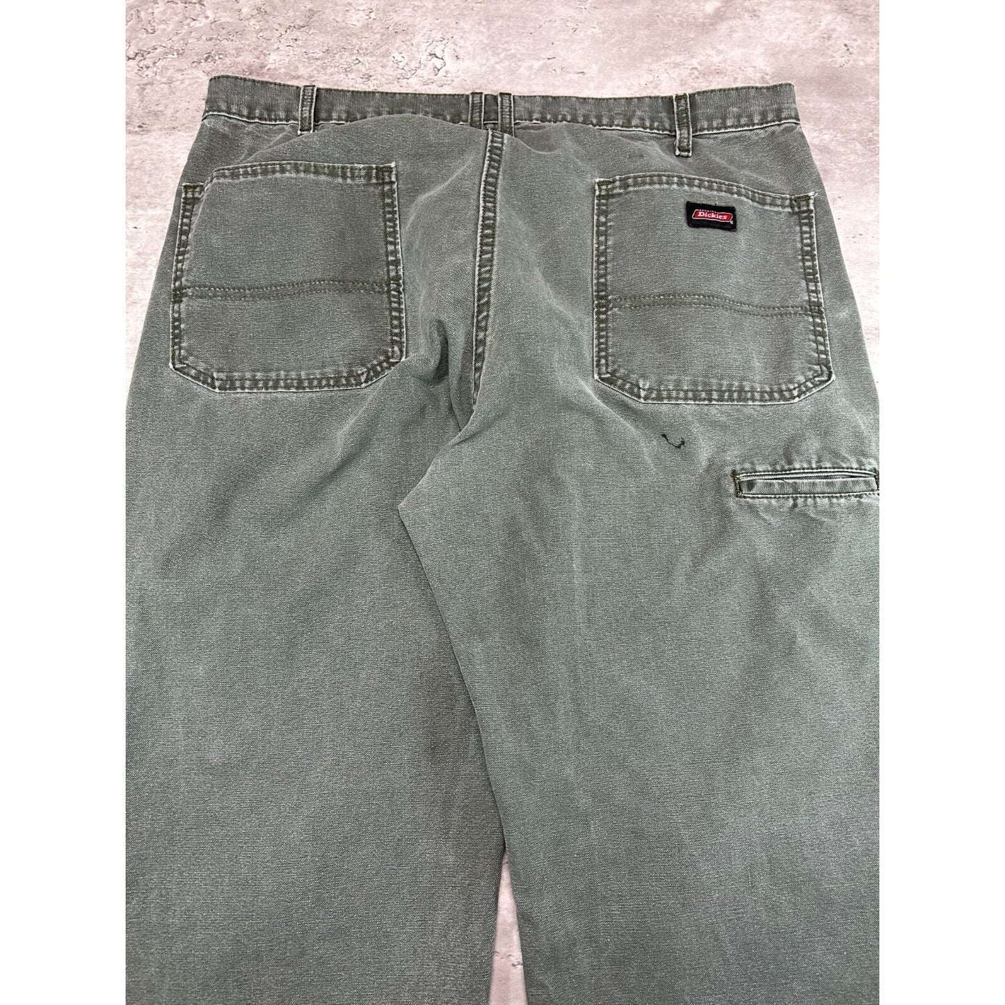 Vintage Dickies Canvas Workwear Five Pocket Pants Size 39 Green