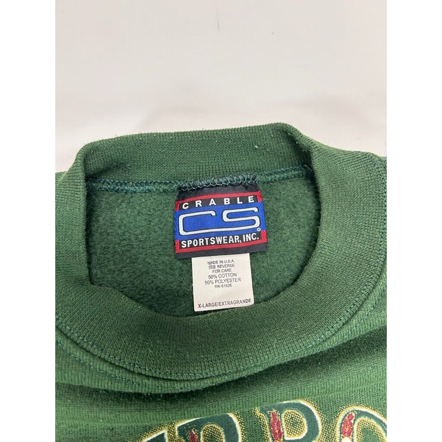 Vintage 90s Bourbon Street Orleans Destination Graphic Sweatshirt Size XL