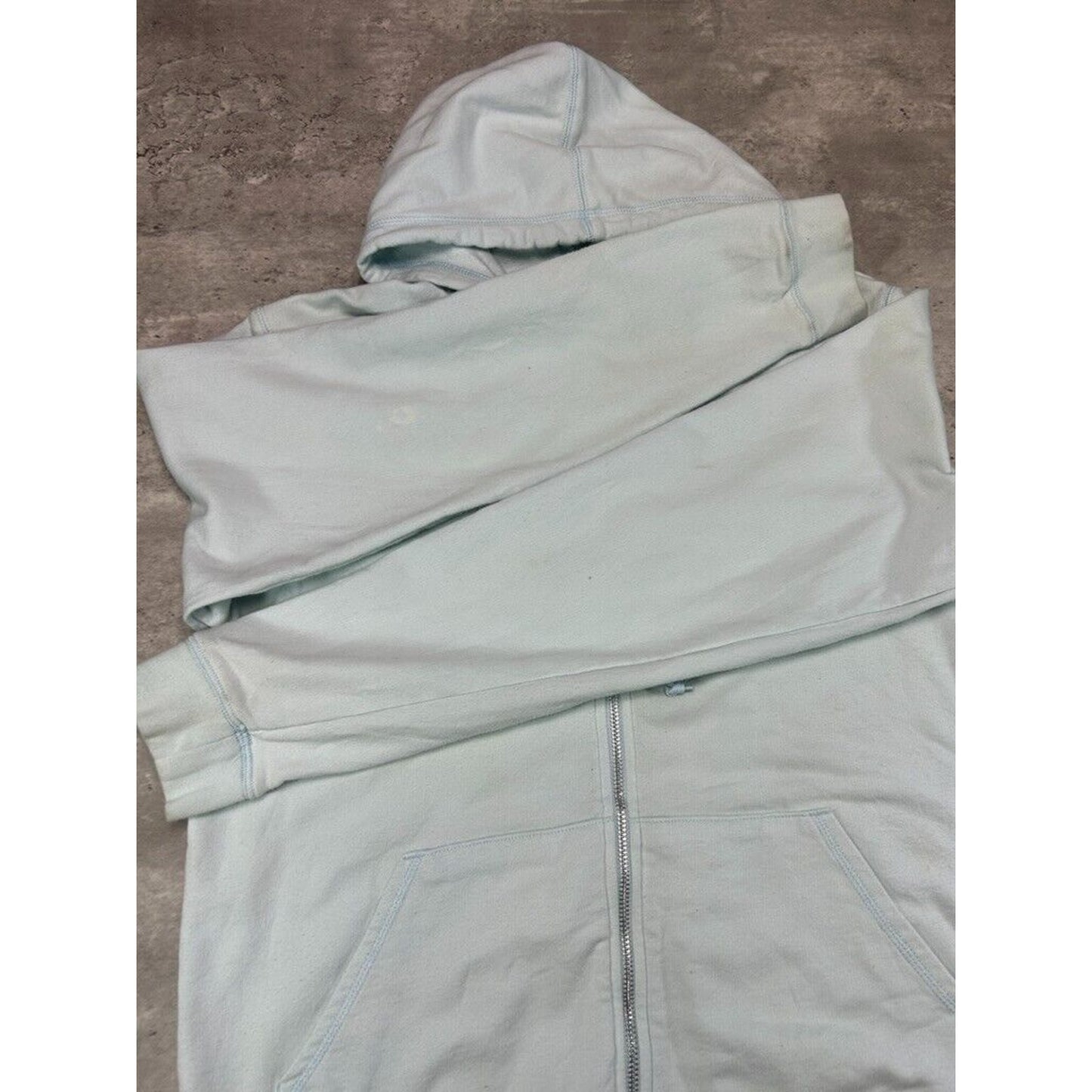 Vintage Womens Nike Tonal Embroidered Swoosh Full Zip Hooded Sweatshirt Size XL