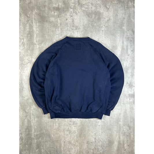 Vintage 90s USA Olympics Baseball Embroidered Spellout Sweatshirt Size XL Blue