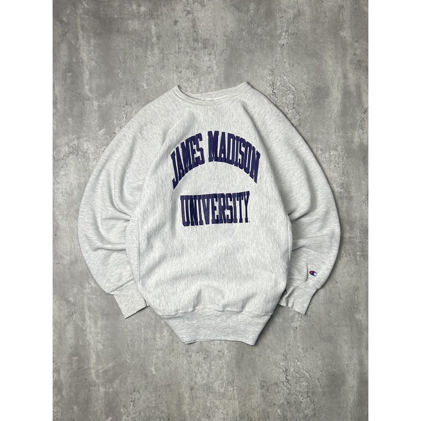 Vintage 90s James Madison NCAA Champion Reverse Weave Sweatshirt Size XXL