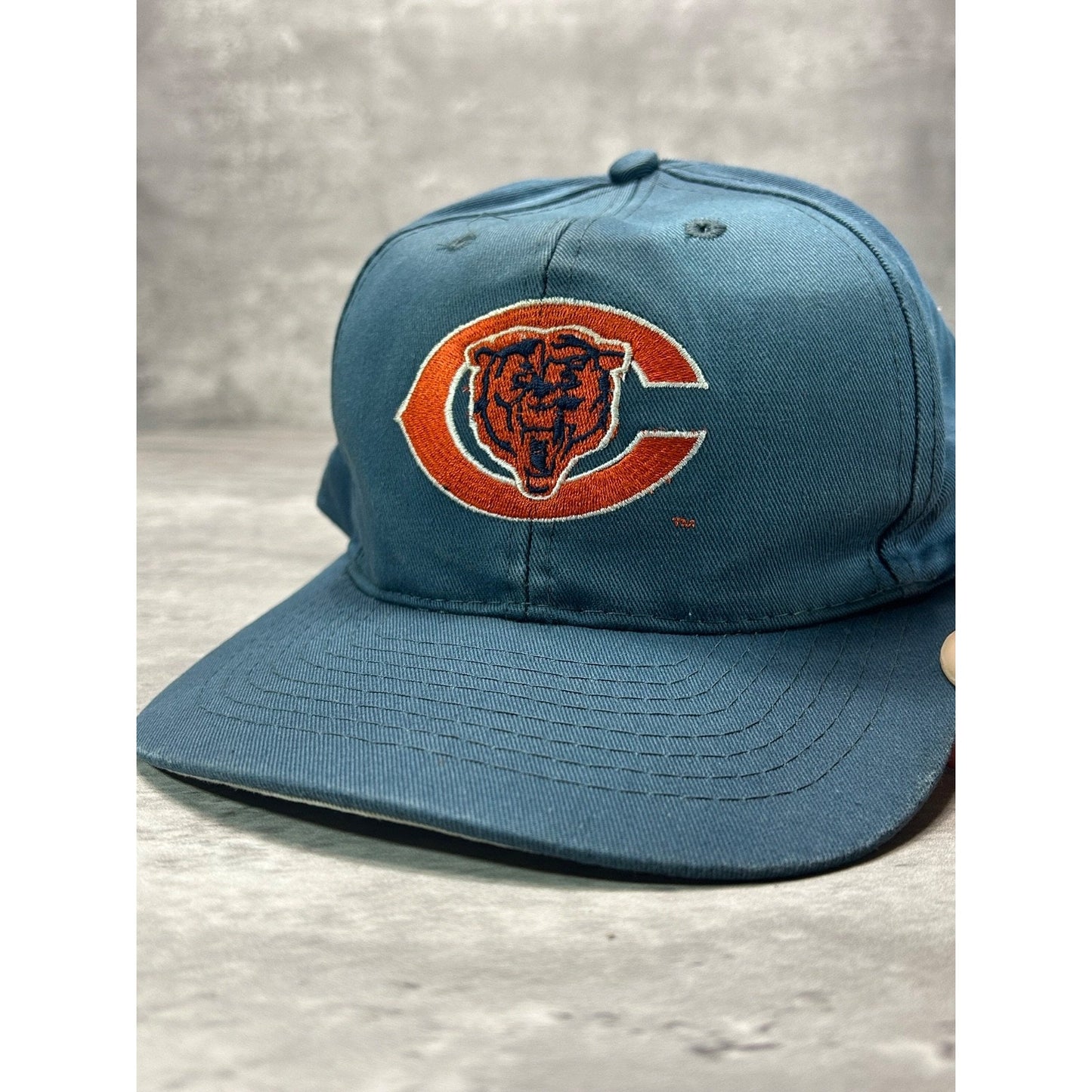 Vintage Chicago Bears NFL Embroidered Logo Football Snapback Hat OSFA