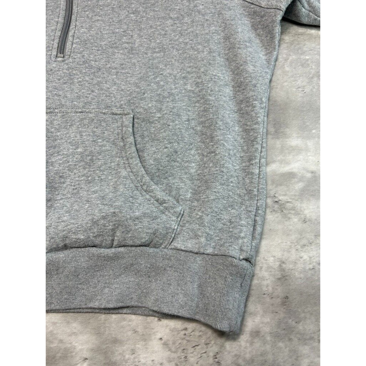 Vintage Womens Nike Embroidered Swoosh 1/2 Zip Pullover Sweatshirt Size XL Gray