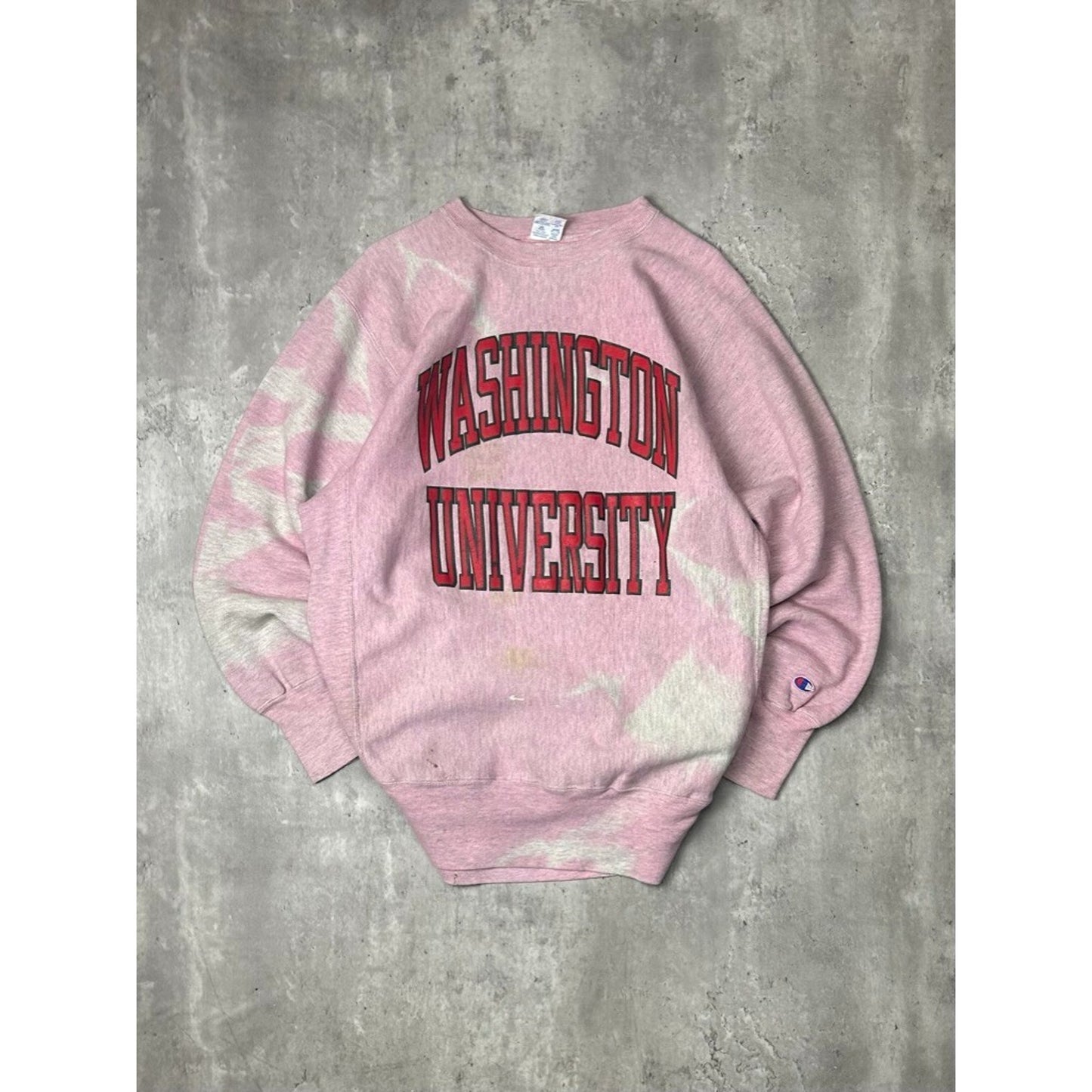 Vintage 90s Washington University NCAA Champion Reverse Weave Sweatshirt Sz XL