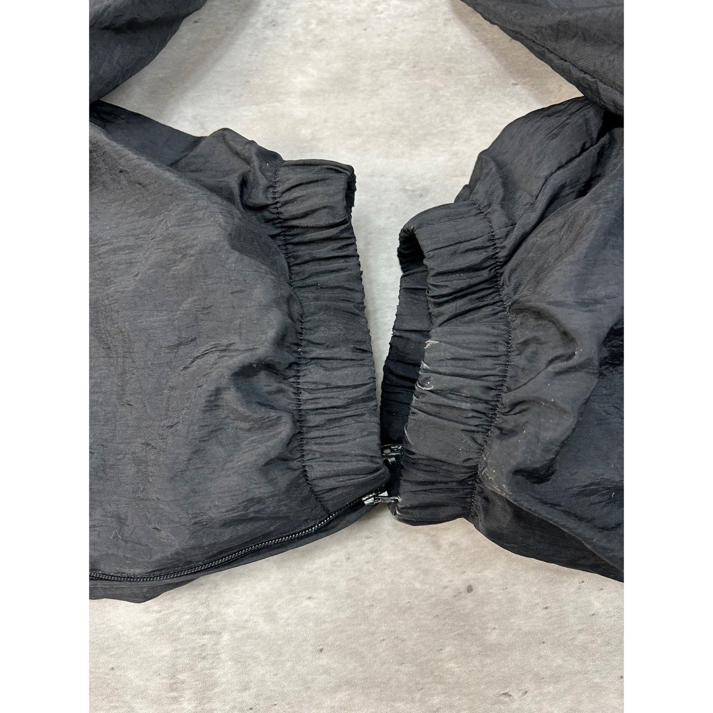 Vintage 90s Nike Tonal Embroidered Swoosh Nylon Track Pants Size Large