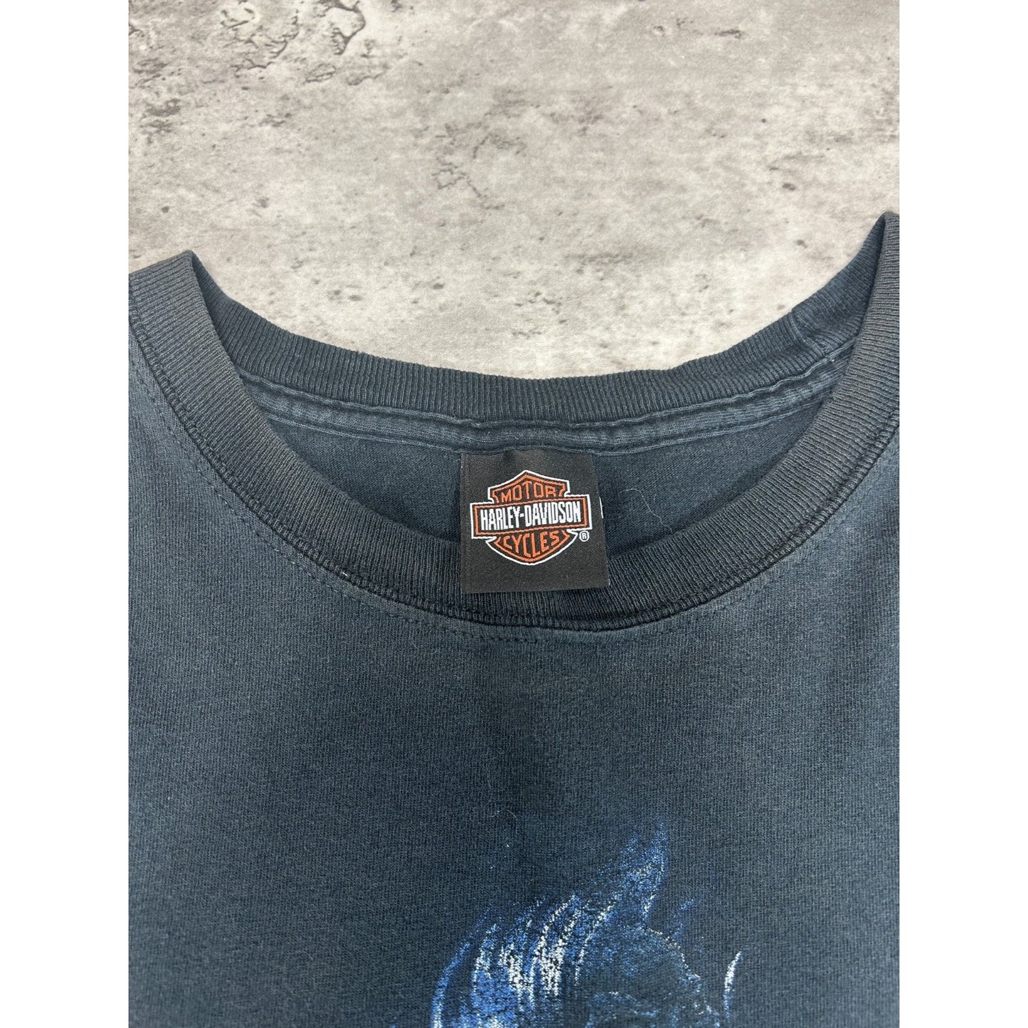 Harley Davidson Motorcycles Grim Reaper Graphic T-Shirt Size 2XL Black