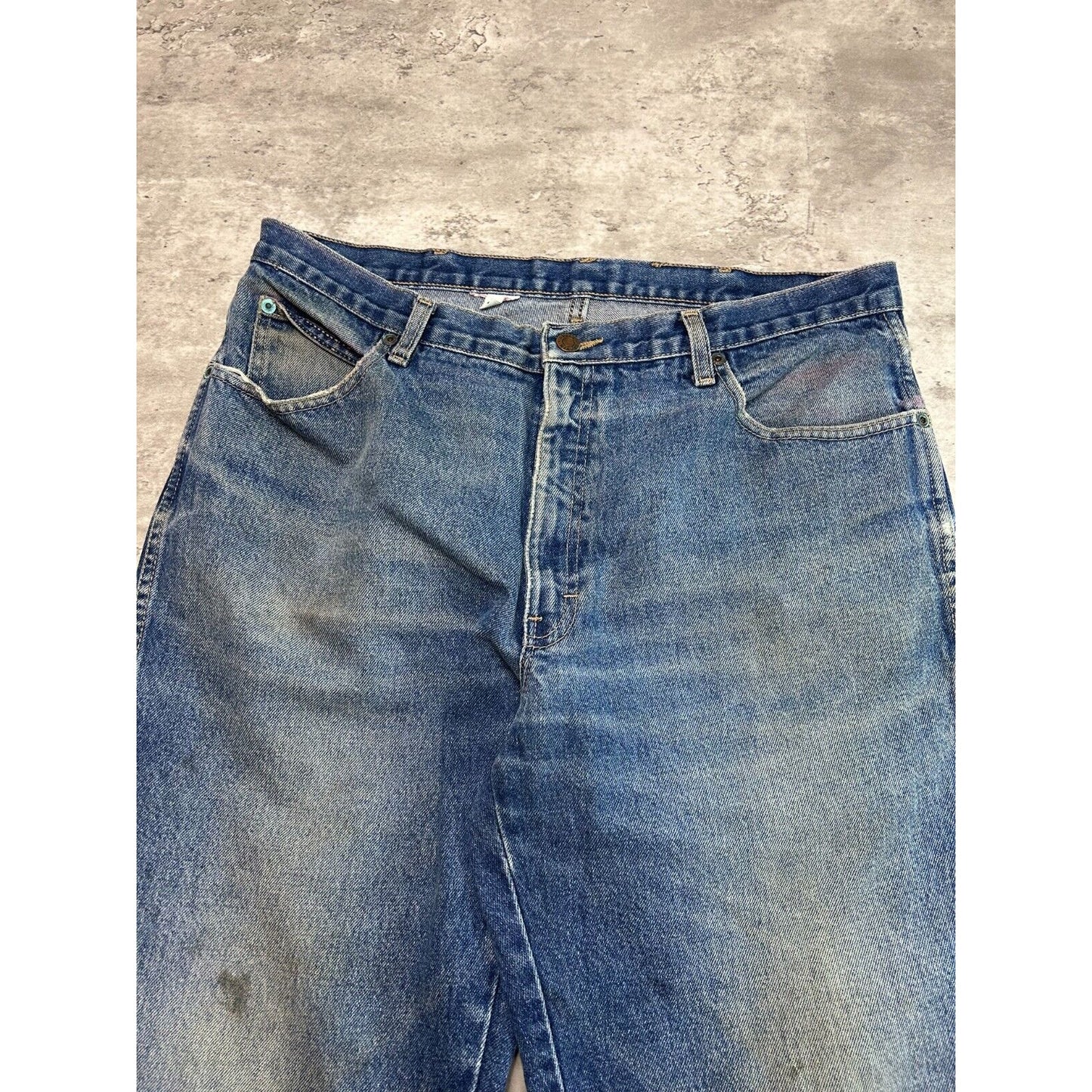 Vintage Calvin Klein Dark Wash Denim Pants Size 36 Blue
