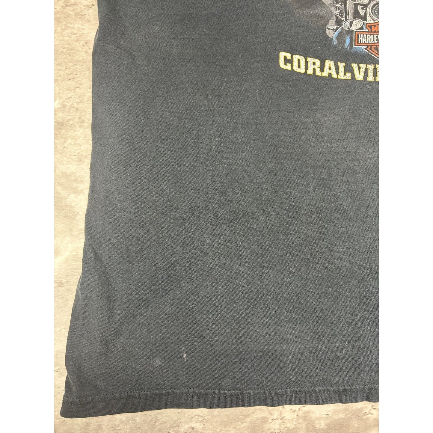 Harley Davidson Motorcycles Grim Reaper Graphic T-Shirt Size 2XL Black