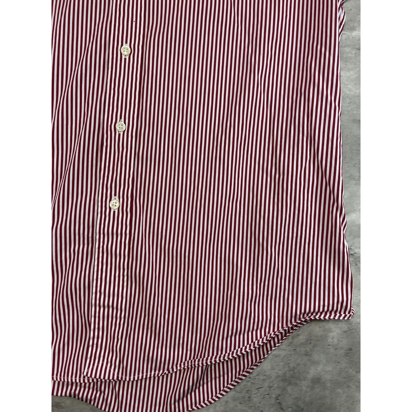 Vintage Polo Ralph Lauren Striped Print Long Sleeve Button Up Shirt Size Large