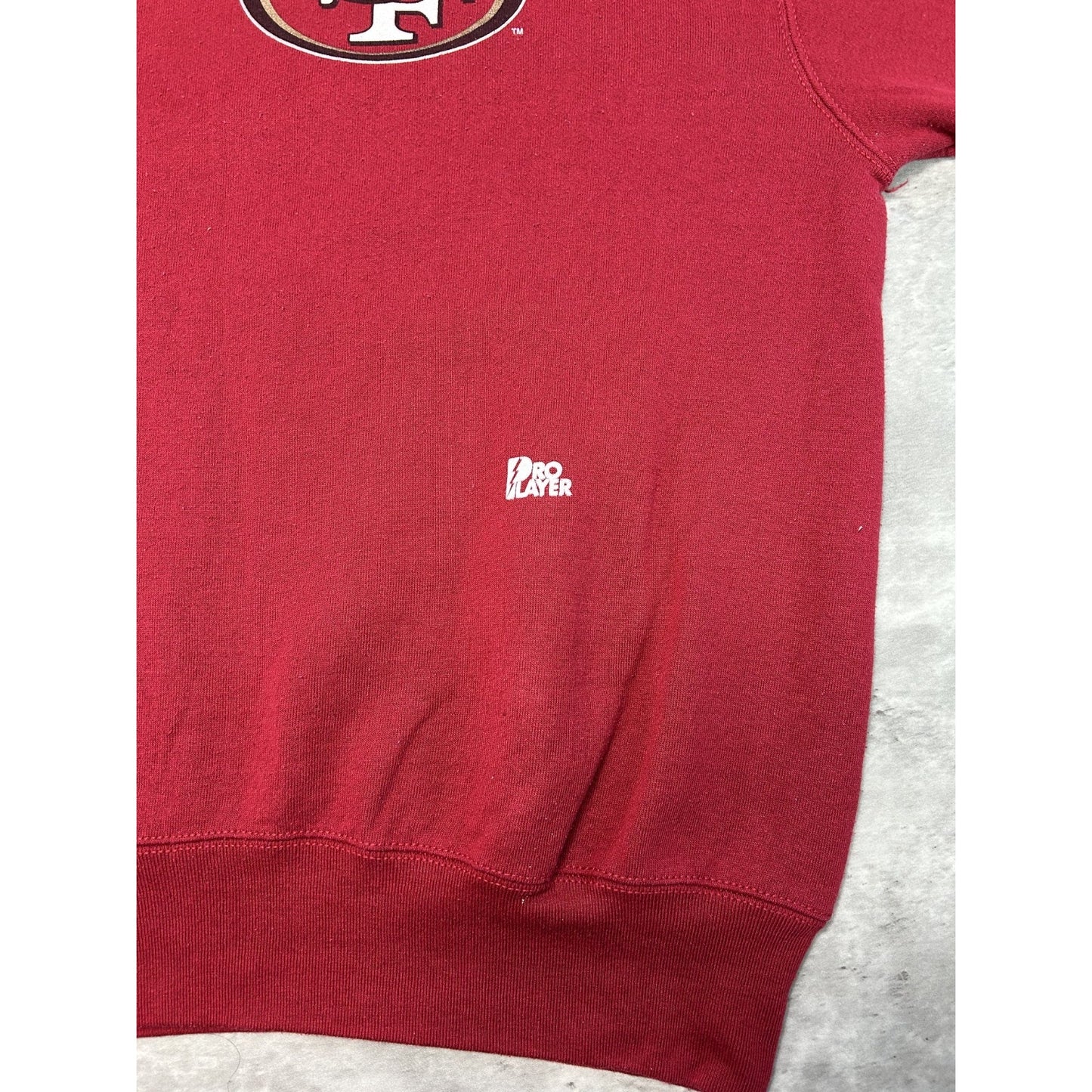 Vintage 1996 San Francisco 49ers NFL Graphic Spellout Football Sweatshirt Sz XL