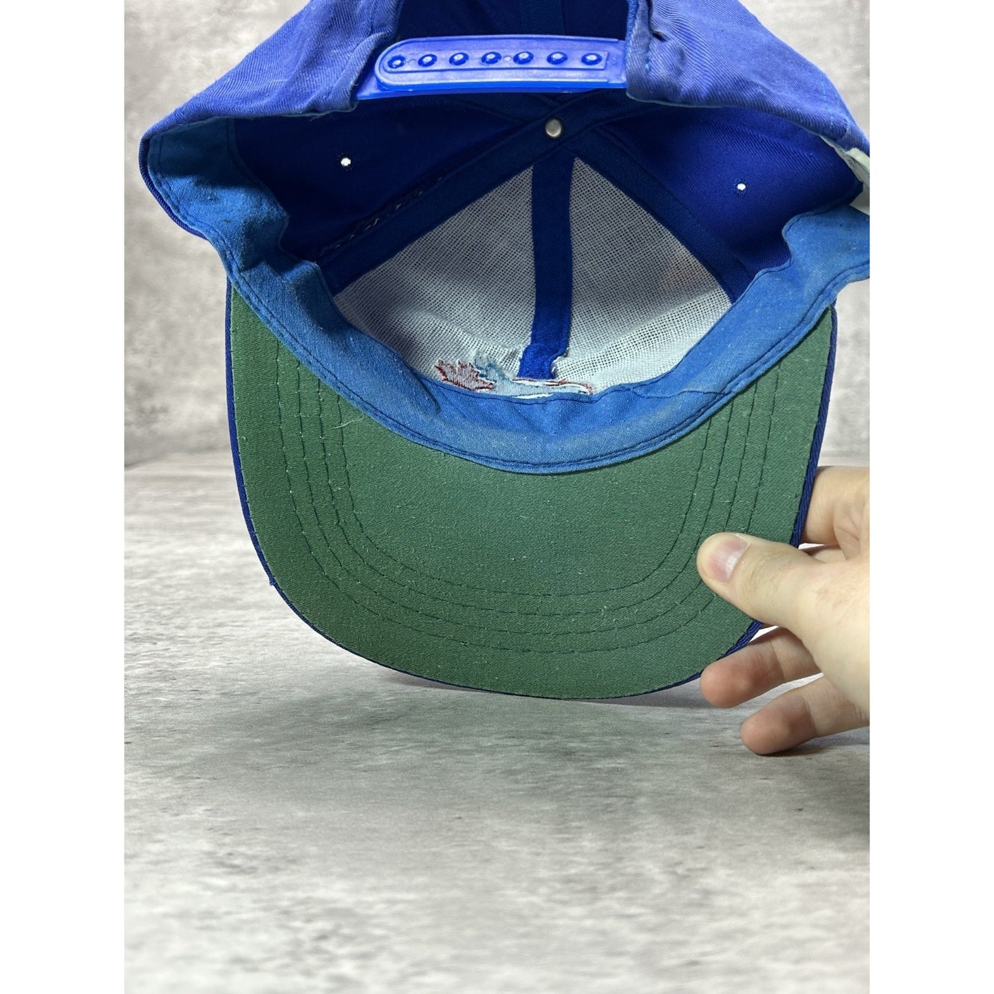 Vintage 90s Toronto Blue Jays MLB Embroidered Logo Baseball Snapback Hat OSFA